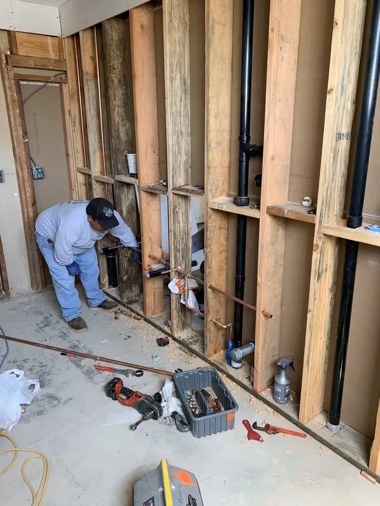 Commercial rough-in plumbing for Water Heater Replacement in Kill Devil Hills